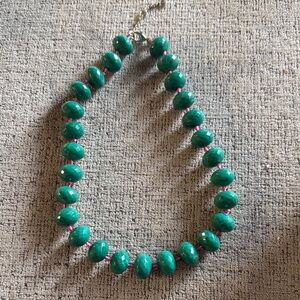 Elegant Green Beaded Necklace